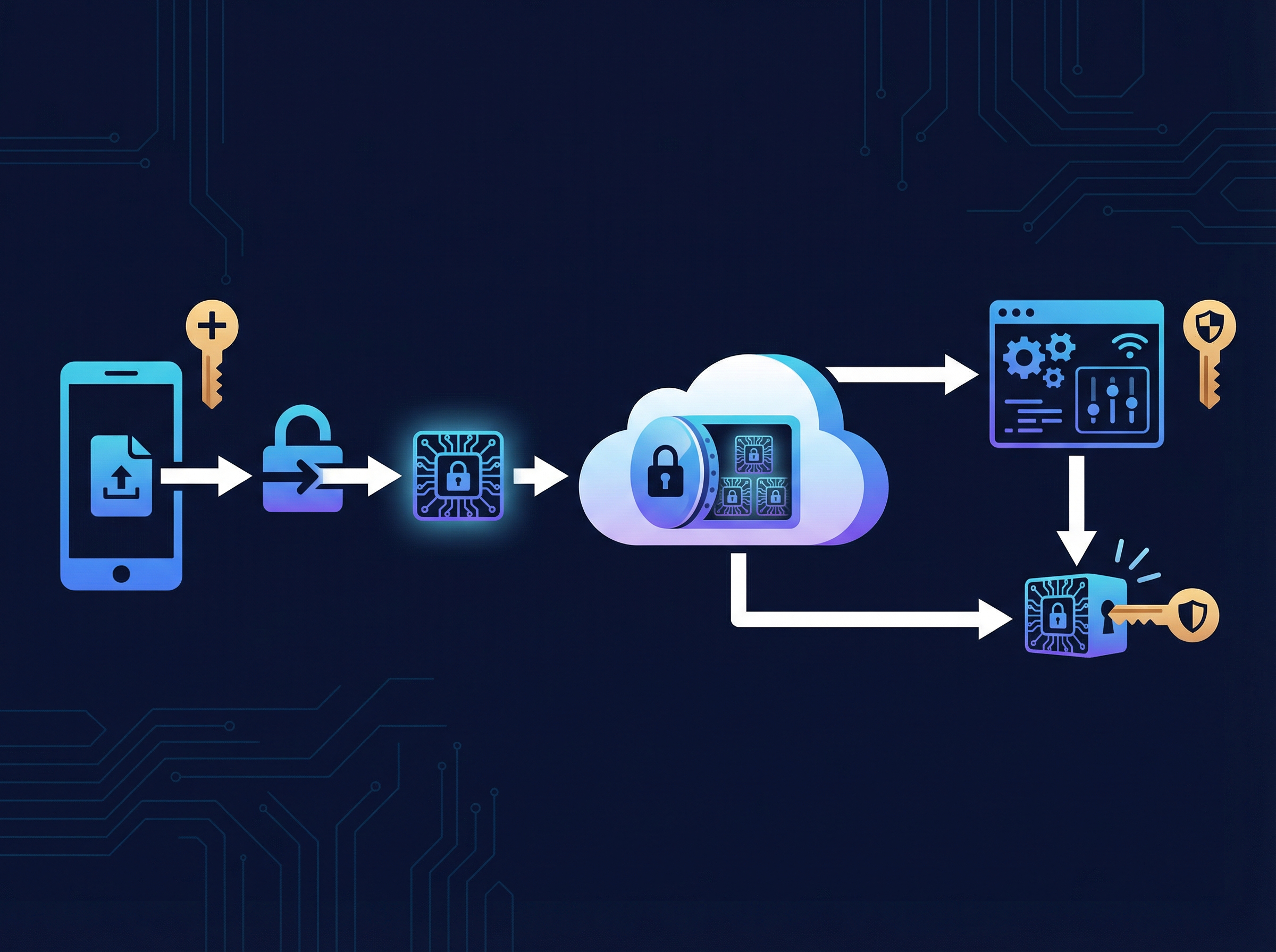 EndpointVault encryption flow diagram